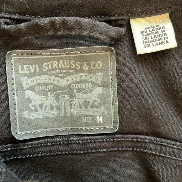 Levi's Black Denim Jacket - Picture 3 of 4